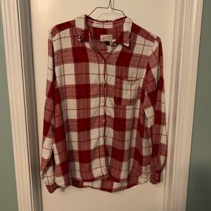 XL Universal Thread Plaid Button Down